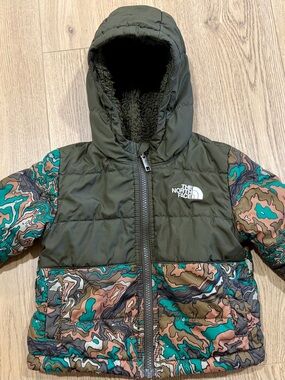 THE NORTH FACE REVERSIBLE MOUNT CHIMBO FULL ZIP HOODED JACKET TODDLER